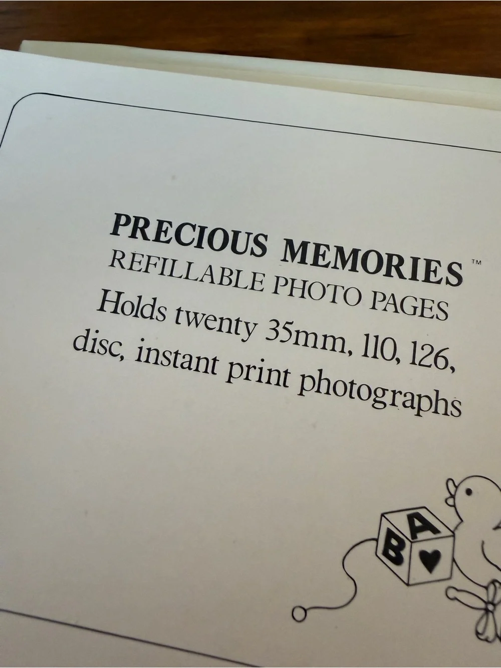 Russ keepsake book